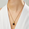 925 Sterling silver Jewelry set natural Smoky quartz checkerboard cut 16ct up gemstone earrings ring pendant necklace for women