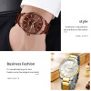 SMAEL Luxury Watch For Men Gold Business Stainless Steel Dress Watches Waterproof Quartz Watch with Date Display 9020