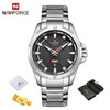 Men’s Watches Top Luxury Brand NAVIFORCE Analog Watch Men Stainless Steel Waterproof Quartz Wristwatch Date Relogio Masculino