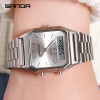 Sanda new men’s business quartz watch simple men’s watch fashion Retro Steel Band Watch
