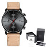 CHEETAH New Men’s Watches Top Luxury Brand Sport Quartz Watch Men Chronograph Waterproof Wristwatch Leather Date reloj hombre