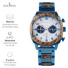BOBO BIRD 2023 New Luxury Sports Quartz Men’s Watches Waterproof Chronograph Wristwatch with Calendar Luminous Hands Custom Gift