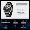 LIGE Men Watch Business Date Watch for Men Luxury Sport Quartz Watches Waterproof Luminous Silicone Wristwatch Relogio Masculino