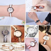 BUREI Brand Fashion Silver Rose Gold Watches For Women Luxury Waterproof Sapphire Casual Quartz Wrist Watch Clock Reloj Mujer