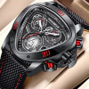 Top Brand Luxury Big Dial Chronograph Quartz Watch Men Sports Watches Military Male Wrist Watch Clock Relogio Masculino