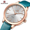 NAVIFORCE Top Brand Watches for Ladies Casual Fashion Original Genuine Leather Strap Women’s Wristwatches Waterproof Reloj Mujer