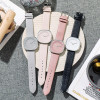 Simple Women’s Square Watches Luxury Brand Ladies Solid Quartz Watch Leather Straps Wristwatche Female Korean Clock Reloj mujer