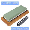 400 1000 3000 Grit Double-sided Sharpening Stone Base Angle Guide Set Kitchen Knife Sharpener Grinding Whetstone Apex Egde Blade