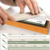 Knife Sharpener Whetstone Dual Side Kitchen Sharpening Stone Grindstone Oilstone 240 400 600 800 1000 6000 Grit Honing Set