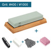 Knife Sharpener Whetstone Dual Side Kitchen Sharpening Stone Grindstone Oilstone 240 400 600 800 1000 6000 Grit Honing Set