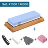 Knife Sharpener Whetstone Dual Side Kitchen Sharpening Stone Grindstone Oilstone 240 400 600 800 1000 6000 Grit Honing Set