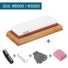 Knife Sharpener Whetstone Dual Side Kitchen Sharpening Stone Grindstone Oilstone 240 400 600 800 1000 6000 Grit Honing Set