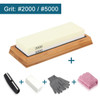 Knife Sharpener Whetstone Dual Side Kitchen Sharpening Stone Grindstone Oilstone 240 400 600 800 1000 6000 Grit Honing Set