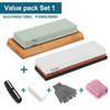 Knife Sharpener Whetstone Dual Side Kitchen Sharpening Stone Grindstone Oilstone 240 400 600 800 1000 6000 Grit Honing Set