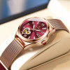 Swiss Brand POEDAGAR 2022 Fashion Women Watch Stainless Steel Mesh Rose Gold Luxury Waterproof Luminous Ladies Quartz Watches