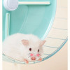 26cm Hamster Running Wheel Pet Toy Silent Rotatory Jogging Wheel Pet Sports Exercise Super-Silent with Holder