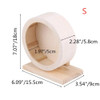 Small Animals Wooden Exercise Wheel Hamster Mute Running Spinner for Rat Gerbils Chinchillas Hedgehogs Mice Guinea Pigs