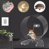 Hamster Silent Running Wheel Acrylic Transparent Hamster Wheel 13CM Small Pet Running Wheel Pet Exercise Toy Cage Accessories