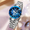2023 Fashion Watches For Women Luxury Brand Quartz Stainless Steel Blue Elegent Small Dial Ladies Wrist Watches Reloj Mujer
