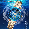 2023 Fashion Watches For Women Luxury Brand Quartz Stainless Steel Blue Elegent Small Dial Ladies Wrist Watches Reloj Mujer