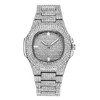 2022 Iced Out Diamond Watch Quartz Gold HIP HOP Watches With Micropave CZ Stainless Steel Watch Clock relogio