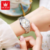 OLEVS 9931 Quartz Stainless Steel Strap Women Wristwatch Retro Hot Style Great Quality Fashion Waterproof Watch for Women