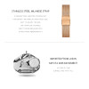 Rectangle Ultrathin Nordic Bauhaus Simple Design Japan Quartz Lady Fashion Stainless Steel Mesh Bracelet Belt Watches for Women