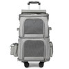 Double-layer Pet Trolley Bag Portable Outdoor Telescopic Pull Rod Case Foldable Dog Carrier Cat Carrier Pet Carrier