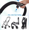Foldable Pet Stroller, Dog Cage Jogger, Removable Carrier, Double Layer Cat Carrier, Trolley for Small and Medium Pet