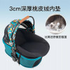 Pet Cart Detached Pet Dog Carrier Light Foldable Stroller Pet Cart Small Dog Cat Bearing 20kg Cat Carrier