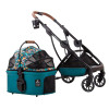 Pet Cart Detached Pet Dog Carrier Light Foldable Stroller Pet Cart Small Dog Cat Bearing 20kg Cat Carrier
