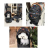 Bello Puppy Trolley Folding Cart Detachable Cat Carrier Dog Carrier Lightweight Strollers 3 in 1 Dog Cage for Small Dog Travel