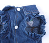 Jeans Pet Dog Jacket Strawberrys Blue Denim Coat Dress Puppy Spring/Autumn Clothes Apparel