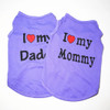 Cute Printed Summer Pets tshirt Puppy Dog Clothes Pet Cat Vest Cotton T Shirt Pug Apparel Costumes Dog Clothes for Small Dogs