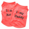 Cute Printed Summer Pets tshirt Puppy Dog Clothes Pet Cat Vest Cotton T Shirt Pug Apparel Costumes Dog Clothes for Small Dogs