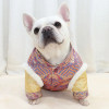 New Year Dog Clothing Winter Pet Apparel Thick Warm Dog Coat Jacket Tang Suit Cheongsam Schnauzer Pug French Bulldog Clothes