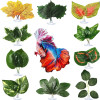 Aquarium Decoration Betta Fish Leaf Hammock Simulating The Natural Habitat for Betta Spawning Grounds Breeding Resting Bed Hide