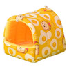Hamster Sleeping Bed Small Animal Hammock Bed Hideout Bedding Toy Winter House Lovely Print Hanging Bed Squirrels Habitat Decors