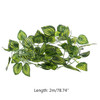 Artificial Vine Lizard Rattan Reptile Box Case Habitat Decor Bend Plant Leaves Ornament for Climbing Chameleon Lizards Gecko