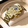 LIGE 2023 Fashion Gold Watch Women Watches Ladies Creative Steel Women's Bracelet Watches Female Waterproof Clock Reloj Mujer