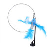 Simulation Bird interactive Cat Toy Sucker Feather Bird with Bell Cat Stick Toy for Kitten Playing Teaser Wand Toy Cat Supplies