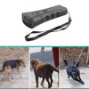Pet Dog Repeller Anti Barking Stop Electric Shocker LED Ultrasonic Dogs Adapter Training Behavior Aids Without Battery Black