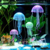 Artificial Vivid Jellyfish Silicone Fish Tank Decor Aquarium Decoration Ornament Silicone material odorless fish tank decoration