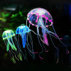 Artificial Vivid Jellyfish Silicone Fish Tank Decor Aquarium Decoration Ornament Silicone material odorless fish tank decoration