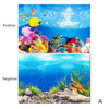 Background for Aquarium 3d Sticker Poster Fish Tank Aquarium Background accessories Decoration Ocean Plant Aquascape Painting