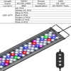 30/45cm Full Specturm Aquarium Light with Timer Auto on off Fish Tank LED Ramp Sunset Lamp for Plants Aquarium Decoration