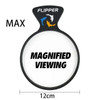 Aquarium Fish Tank Flipper DeepSee Magnified Viewer 3/4 Times Optical Magnification To Display Coral Fish Decoration