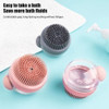 Soft Silicone Dog Cat Brush Pet Shampoo Massager Bath Brush Grooming Scrub Brush Bath Short Hair Soft Silicone Rubber Brush