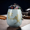 Urn Pet Bunny Puppy Ceramics Coffin Funerary Casket Souvenir Deceased Ash Funeral Animal Memorials Urns