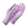 New Sun Protection Touchscreen Glove Skin-Friendly Soft Breathable Outdoor Sunscreen Palm Cycling Anti-Slip Ice Silk Cool Mitten